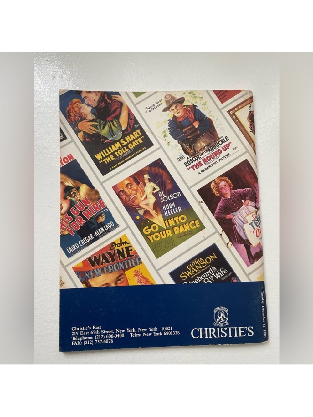 Classic vintage hollywood posters christies auction catalog book